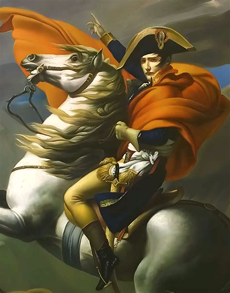 Jacques Louis David Bonaparte Valica Il Gran San Bernardo ARTE Line