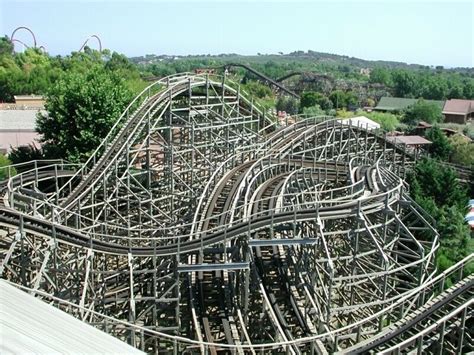 Stampida Portaventura Park Spain Salou Amusement Roller Coaster