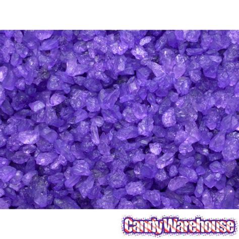 Rock Candy Crystals Purple 5lb Box Candy Crystals Purple Candy