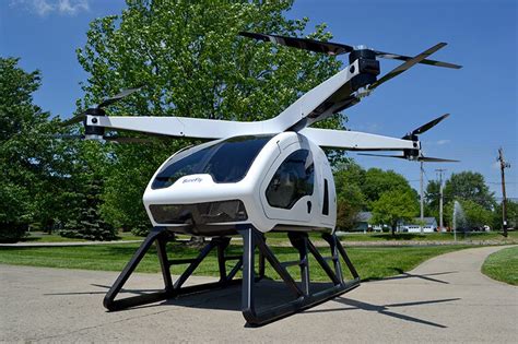 workhorse's surefly fuses helicopter with drone into a carbon-fiber craft