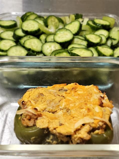 Creole Stuffed Bell Peppers With Recipe Rmeatlessmealprep