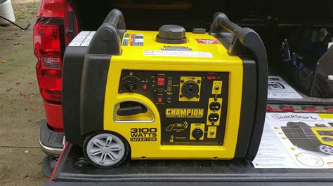 Champion 3100 Inverter Wremote Review Youtube