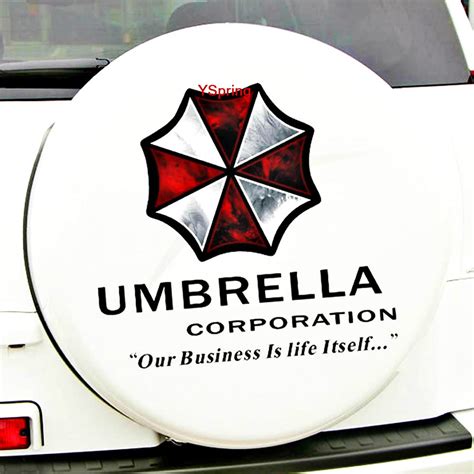 Buy YSpring Resident Evil Car Front Cover Decal Umbrella Corporation