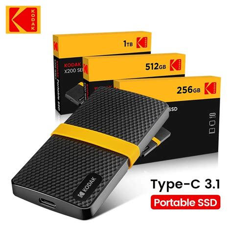 Kodak Zewn Trzny Dysk Ssd X Tb Usb Mini Przeno Ny Dysk Twardy