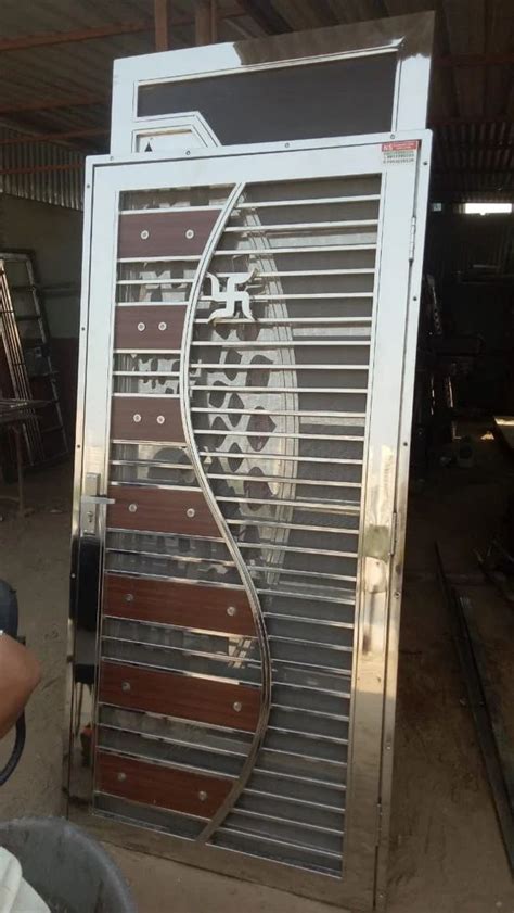 202 Stainless Steel Hinged Main Gates For Home 6 5 Feet At Rs 20000