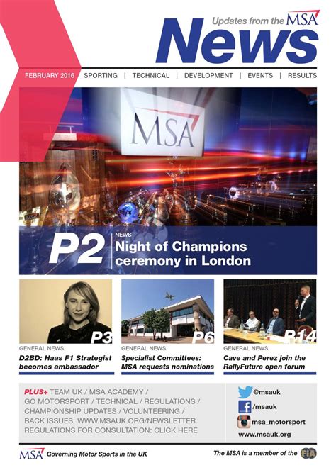 Msa News February 2016 By Motorsport Uk Issuu