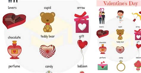 Valentine Words Useful Valentine S Day Vocabulary Words • 7esl