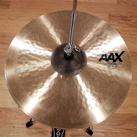 Sabian 15 AAX Thin Hi Hat Pair Cymbals NAMM 2020 Reverb