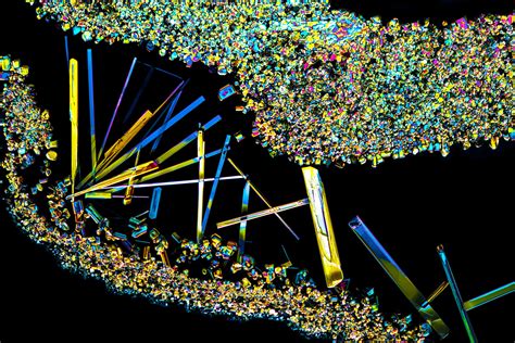 How to take colorful macro photos of crystals without a microscope