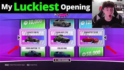 Forza Horizon My Luckiest Super Wheelspin Opening Ever