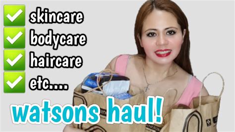 Watsons Haul October Edition Skincare Bodycare Haircare Etc