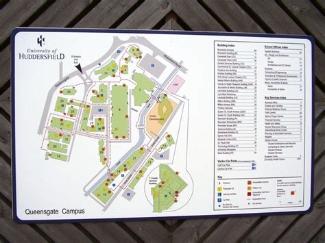 University Of Huddersfield Campus Map