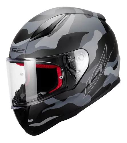 Casco Ls Ff Rapid Camouflage Cerrado Certificado Ece Tama O Del