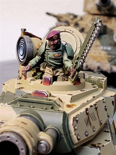 Finished A Leman Russ Tank Commander Warhammer40k