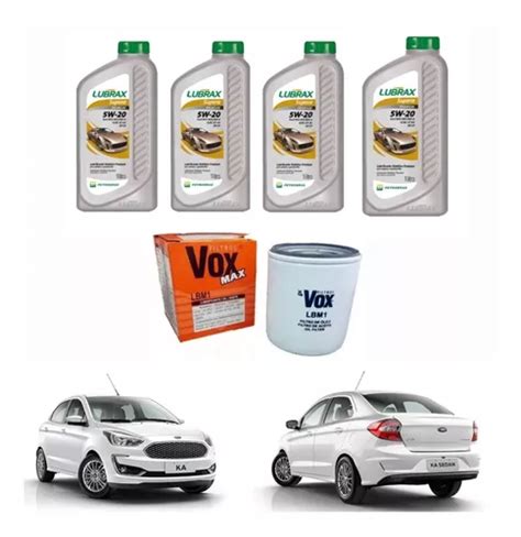 Kit Troca De Oleo Ford Ka W