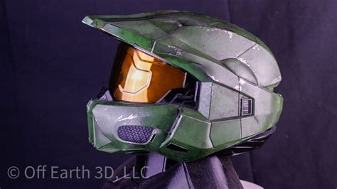 3d Printed Master Chief Helmet R Halo