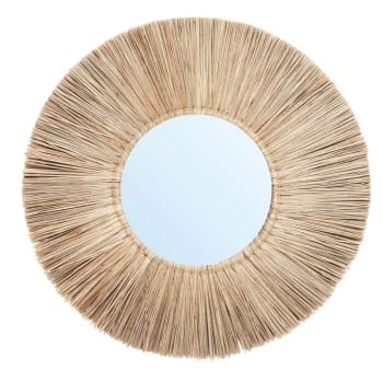 Miroir Rond En Fibre De Coco D Cebu Maisons Du Monde