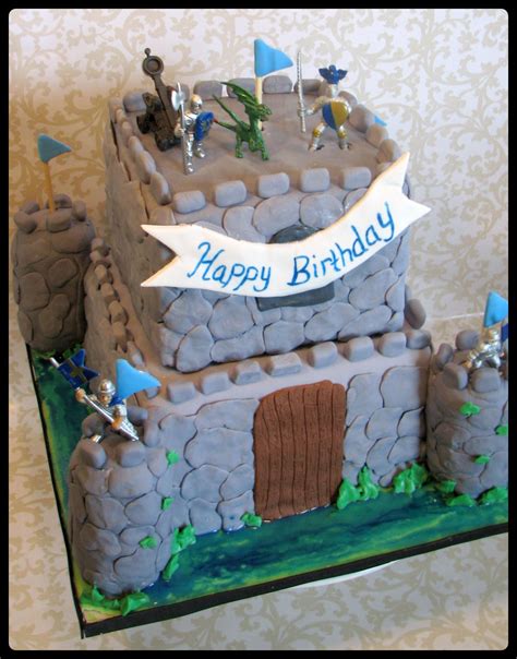 Castle Theme Birthday Cake Castle Birthday Cakes Cake Cakes For Boys