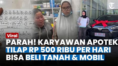 Parah Karyawan Apotek Tilap Uang Rp Ribu Per Hari Sampai Bisa