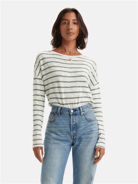 Levis® Margot Long Sleeve Tee T Shirt Donna Nencini Sport