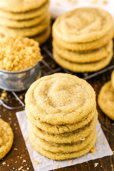 Easy Chewy Brown Sugar Cookies Recipe Life Love And Sugar