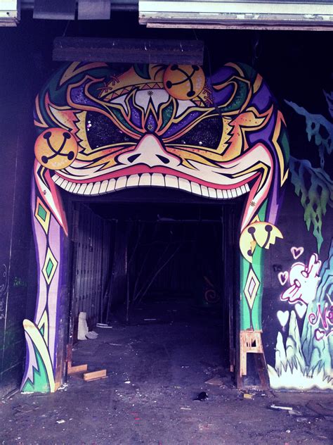 Abandoned Amusement Park Entrance