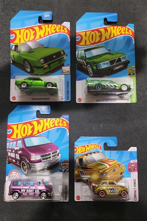 Hot Wheels Super Treasure Hunt Lot Of Short Card Volvo Escort Van