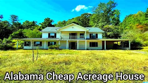 Alabama Cheap House For Sale 157k 5bd 2ba 38 Acres Alabama