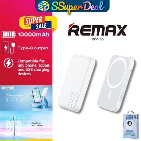 Remax Usion Series Rpp W Magnetic Wireless Charging Powerbank