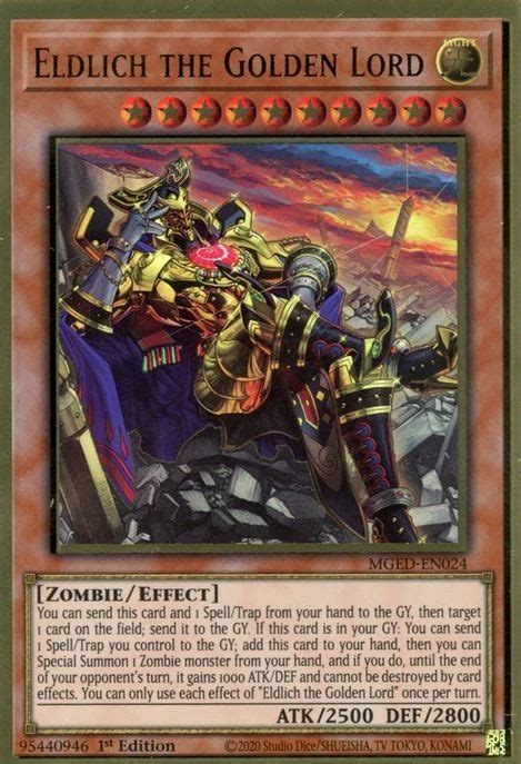 Eldlich The Golden Lord Yu Gi Oh Wiki Fandom Yugioh Dragon Cards