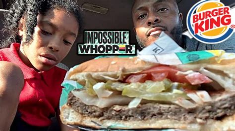 Burger King Impossible Whopper Vs Whopper Review Ceezy And Dot Tv Youtube