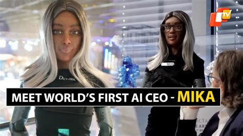 Worlds First Ever Ai Humanoid Ceo Mika Takes Lead Comments On Musk