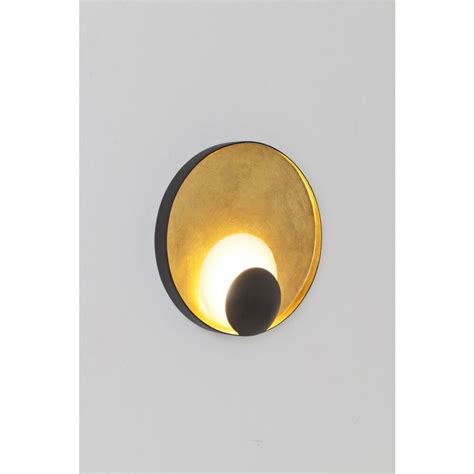 Holl Nder Stare Wall Light Led Brown Gold Black K