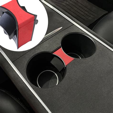 Car Water Cup Slot Slip Limit Clip Auto Cup Holder Limiter Partition Separator Abs For Tesla