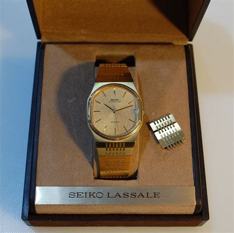 Sold 1981 Seiko Lassale Men S Watch With Box And Papers Birth Year Watches