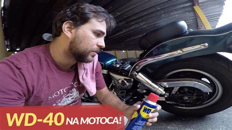 LAVEI a moto WD 40 será que ficou bom YouTube