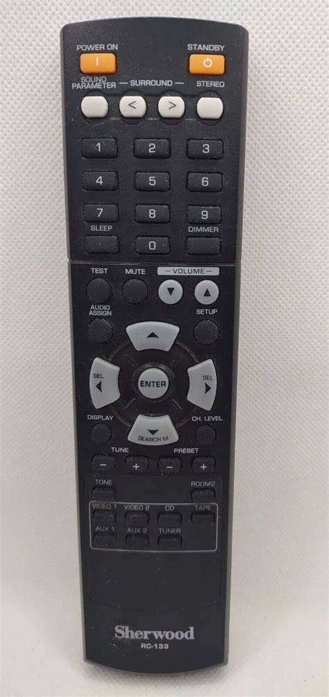 Sherwood Remote Control RC 133 Fully Tested Working EBay