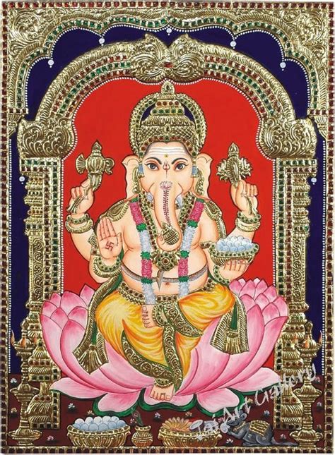 Tanjore Ganesh Paintings At Best Price In Erode Tamil Nadu Jai Art