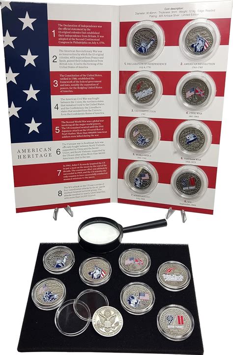 Buy US Coin Collection - 8 Rare Coins of American Heritage - Collectible Coins - Coins for ...