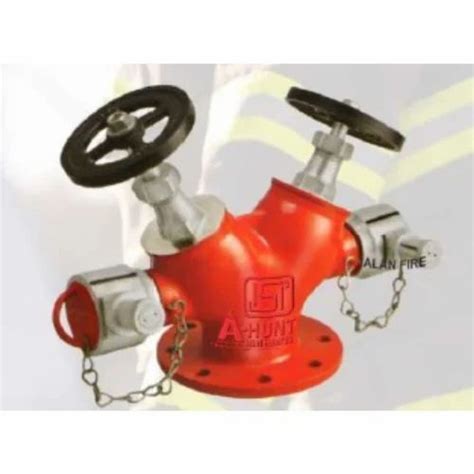 Stainless Steel Double Headed Hydrant Valve At Rs In Kolkata Id