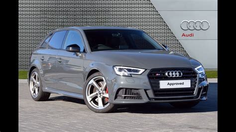 Audi A3 S3 Sportback Tfsi Quattro Black Edition Grey 2018 Youtube