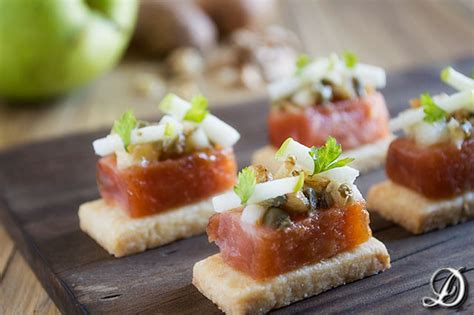 Recetas Madona Mía Salmón Con Manzana Y Brisée De Mostaza