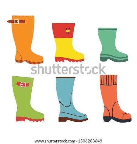 Cute Autumn Flat Rubber Boots Set Best Rain Boots Rain Boots Boots