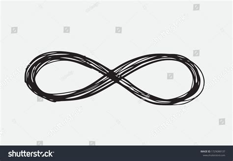 Infinity Sign Hand Drawn Illustration Stock Vector (Royalty Free ...