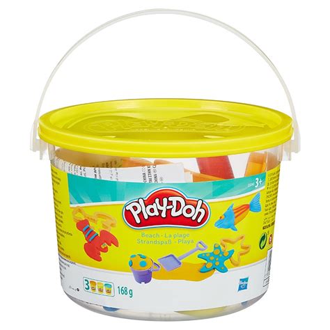 Play Doh Massinha De Modelar Mini Balde Conjunto De Praia 23414 23242