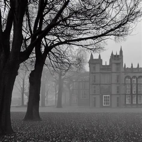 Immense Gloomy Gothic Fantasy Castle Palace Exterior Stable