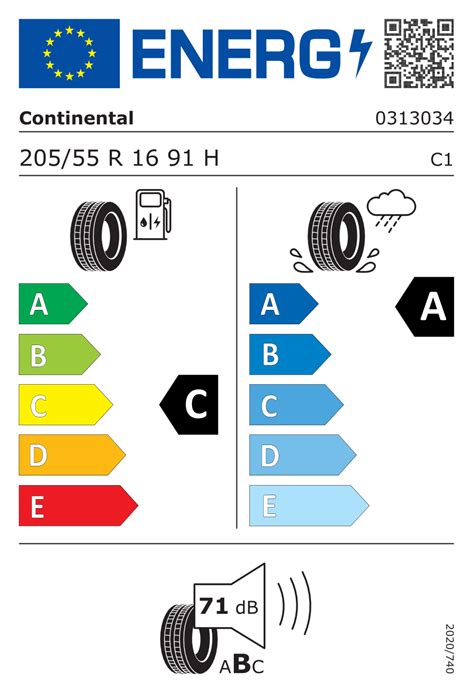 Continental PremiumContact 7 205 55 R16 91H EVc Daekonline Dk