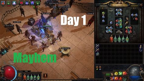 Path Of Exile 3 19 Mayhem Event Day 1 Necromancer Build Diary SRS