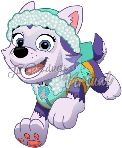 Everest Paw Patrol Png Y Vector En Illustrator Tu Producto Virtual