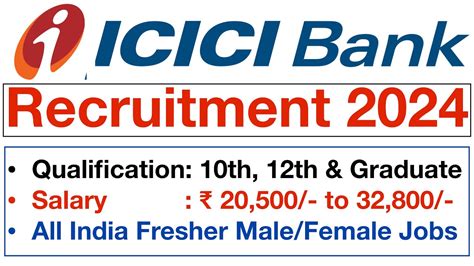 CICI Bank Recruitment 2024 ICICI Bank Vacancy 2024 ICICI Bank